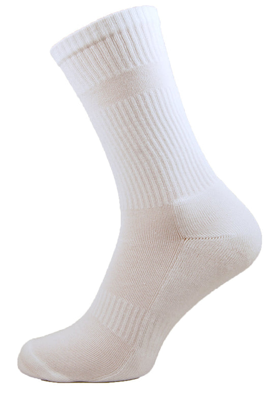 Buy Me Plain: White Classic Tube - socksupermarket