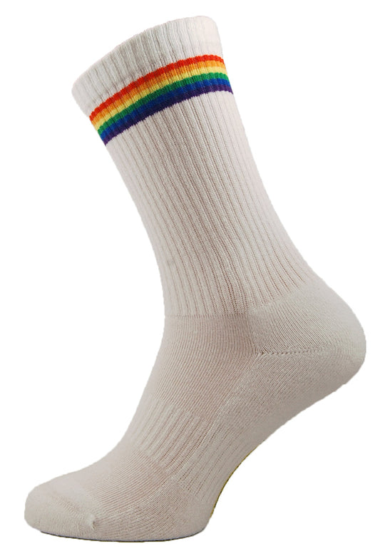 Pride Stripe Upcycled Crew